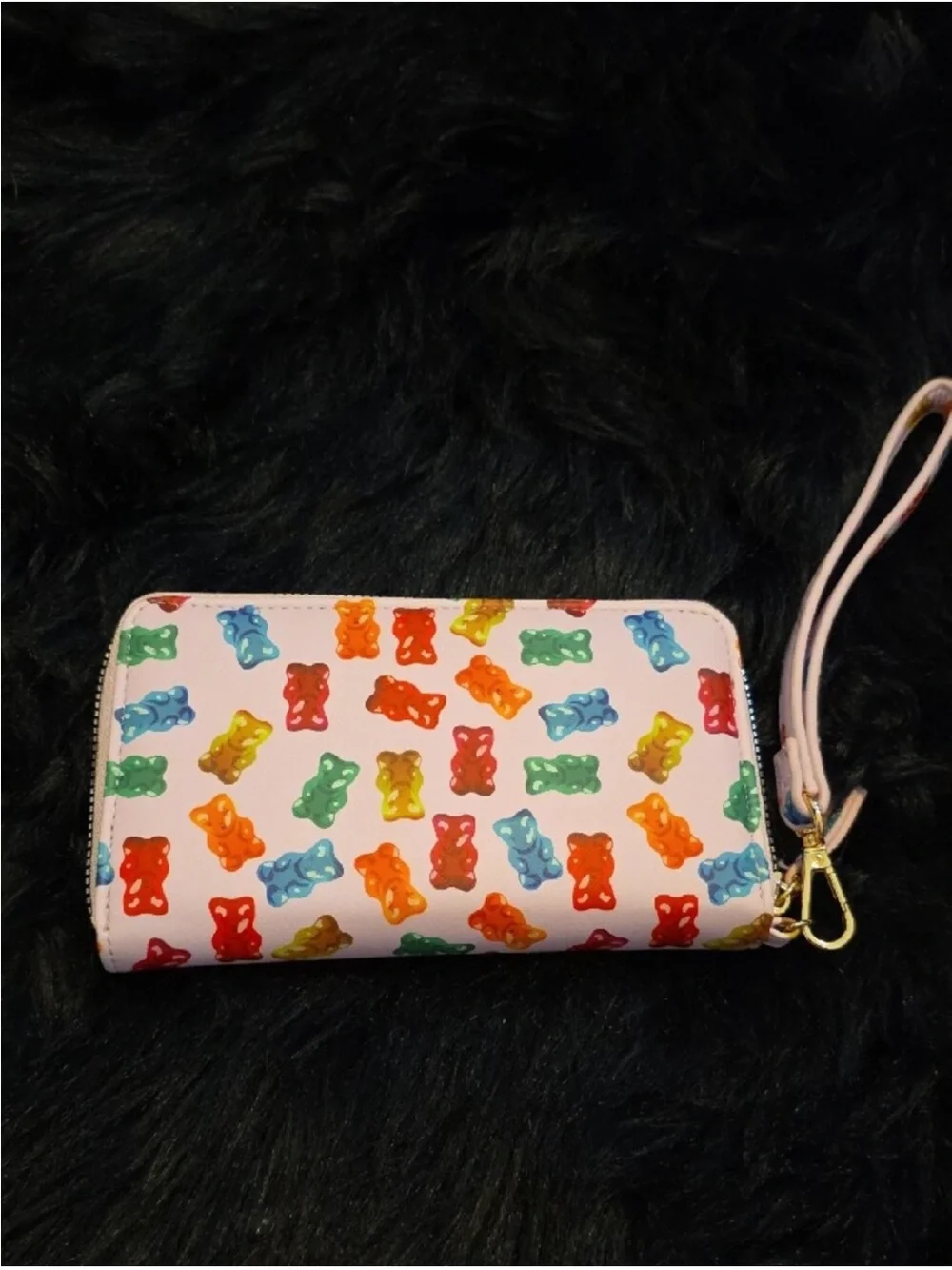 Betsy Johnson Gummy Bear Print Wristlet Wallet - (NWOT)